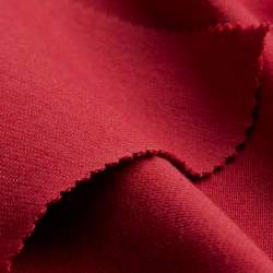 Bio-Rib-Jersey F03 kirschrot, Rippen-Jersey / B�ndchen Stoff...