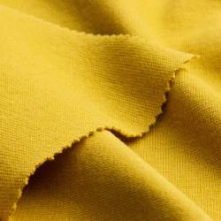 Bio-Rib-Jersey F06 senf, Rippen-Jersey / B�ndchen Stoff, sen...