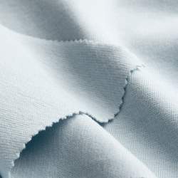 Bio-Rib-Jersey F12 hellblau, Rippen-Jersey / B�ndchen Stoff,...
