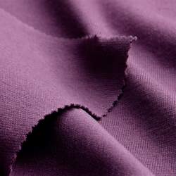 Bio-Rib-Jersey F17 aubergine, Rippen-Jersey / B�ndchen Stoff...