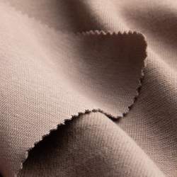 Bio-Rib-Jersey F18 eiskaffee, Rippen-Jersey / B�ndchen Stoff...