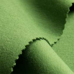 Bio-Rib-Jersey gr�n, Rippen-Jersey / B�ndchen Stoff, Baumwol...