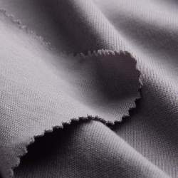 Bio-Rib-Jersey grau, Rippen-Jersey / B�ndchen Stoff, Baumwol...