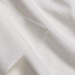 Bio-SZ-Single milchwei�, Single-Jersey Stoff, Baumwolle, Fei...