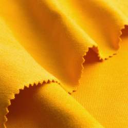 Bio-Single gelb, Single-Jersey Stoff, Baumwolle, hochelastis...
