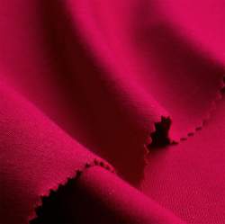 Bio-Single kirschrot, Single-Jersey Stoff, Baumwolle, hochel...