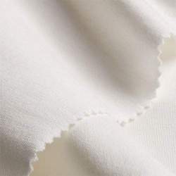 Bio-Single milchwei� 2, Single-Jersey Stoff, Baumwolle, elas...