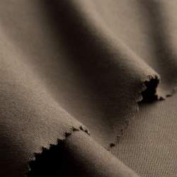 Bio-Single tr�ffel, Single-Jersey Stoff, braun, Baumwolle, h...