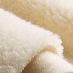 Bio-Teddy wei� 150, Teddy / Pl�sch Stoff, naturwei�, Schurwo...