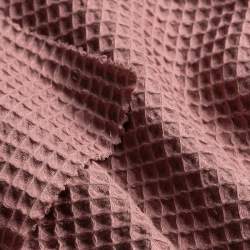 Bio-Waffel rosenholz, Waffel-Piqu� (Gewebt) Stoff, altrosa, ...