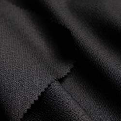 Birds Eye schwarz, K�per Stoff, Italienischer Wollstoff  Met...