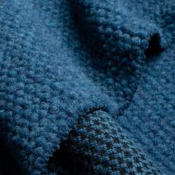 Bubble-Teddy saphir, Teddy / Pl�sch Stoff, petrol, Schurwoll...