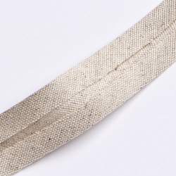 Bw-Ln-Schr�gband natur, natur-beige, Baumwolle, naturfarbene...