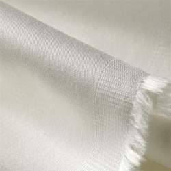 China Baumwollsatin 2, Restst�ck 5 cm, creme-wei�, Baumwolle...