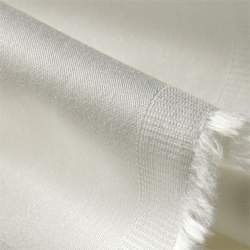 China Baumwollsatin 2, creme-wei�, Baumwolle, seidig gl�nzen...