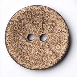 Cocomanda 23 mm, Kokos- & Nusskn�pfe, natur-beige, Ein kunst...
