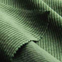 Cordira blattgr�n, Baumwolle, Hochwertiger Genua-Cord aus It...
