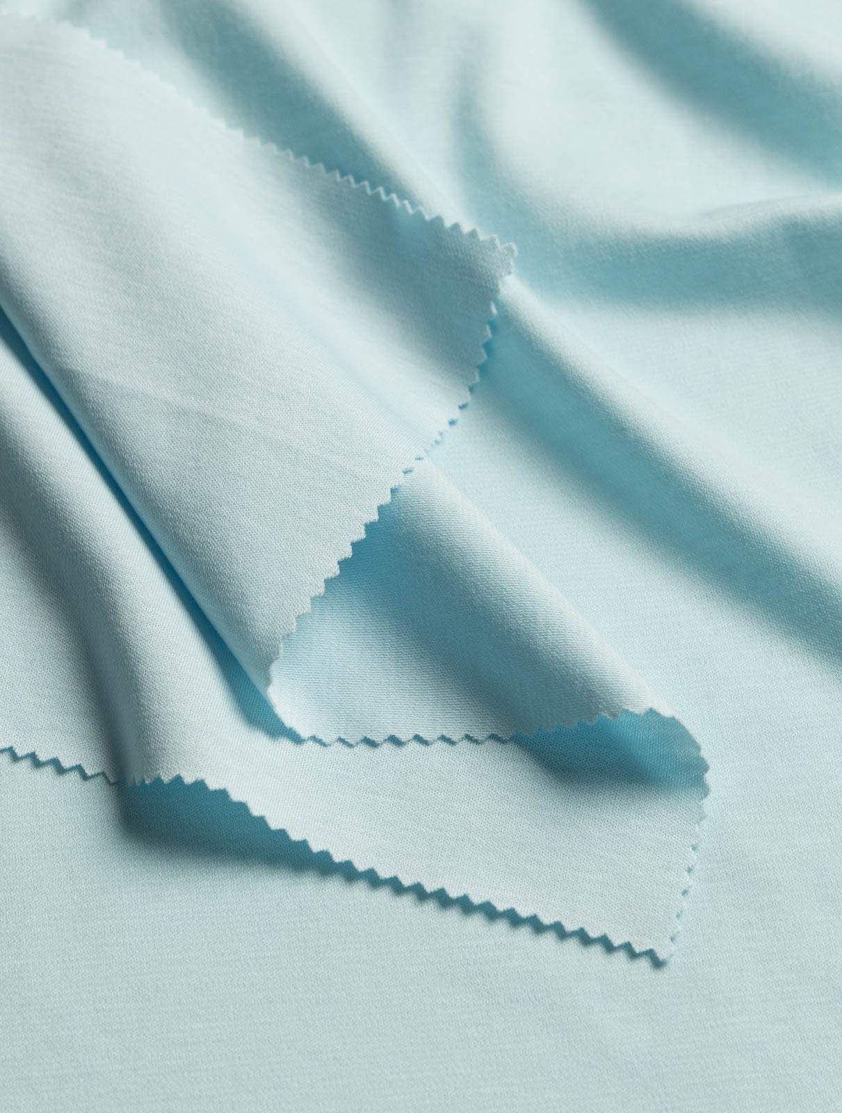 Eleana ice blue, Interlock-Jersey Stoff, Baumwoll-Feinjersey...