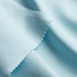 Eleen aqua blue, Restst�ck 200 cm, Rippen-Jersey / B�ndchen ...