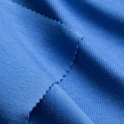 Eleen blue day, Rippen-Jersey / B�ndchen Stoff, Baumwoll-Fei...