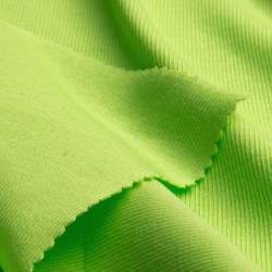 Eleen lime light, Restst�ck 310 cm, Rippen-Jersey / B�ndchen...