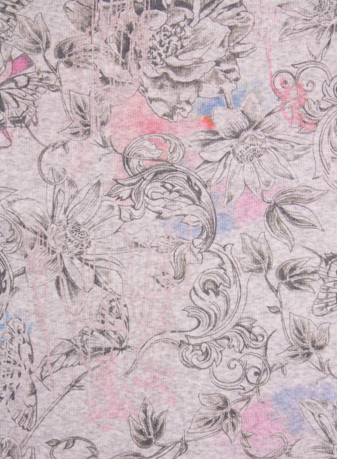 Eleen summer joy, Reststück 250 cm, Rippen-Jersey / Bündchen...