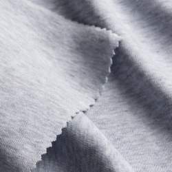 Elenita blurry grey, Rippen-Jersey / B�ndchen Stoff, Baumwol...