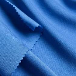 Elenita santorini blue, Restst�ck 260 cm, Rippen-Jersey / B�...