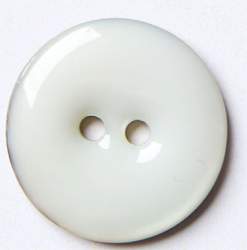 Epoxi-Agoya ecrue 18 mm, Perlmutt-Knopf, creme-wei�, Agoya-M...