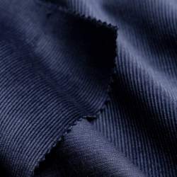 Feincord marine, Woven, Fabrics, dark blue, Cotton, Fine-rib...