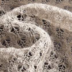 Filina fiora natur, Knitted, Fabrics, natural-gray, Linen, M...