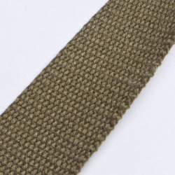 Gurtband 3cm oliv, oliv-gr�n, Baumwolle, stabiles Gurtband f...