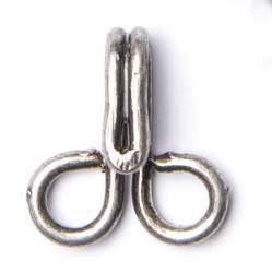 Haken mit �se 22 mm, Haken & Nadeln, silber, Haken-und-�sen-...