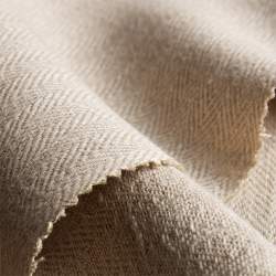 Hanf-Fischgrat 4, Fischgratk�per Stoff, natur-beige, Hanf, r...