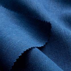 Hanfana k�nigsblau, Leinwandgewebe Stoff, royalblau, Hanf, G...