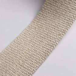 Hanfband Canvas 5 cm, Gurtband, natur-beige, Hanf, superfest...