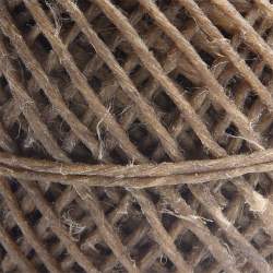 Hanfschnur 13er gewachst 1,5mm 60m, beige-braun, Hanf, mit b...