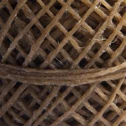 Hanfschnur 7er gewachst 1mm 60m, beige-braun, Hanf, mit biol...