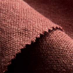Hempstoned terra, Canvas Stoff, terracotta, Hanf, Leinenbind...