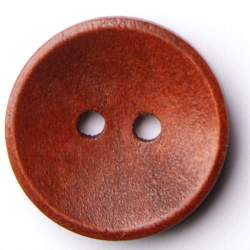 Holz kastanie 18 mm, Holz-Knopf, rostrot, Kastanienbrauner H...