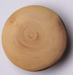 Holz natur mit �se 22 mm, Holz-Knopf, natur-braun, runder Vo...