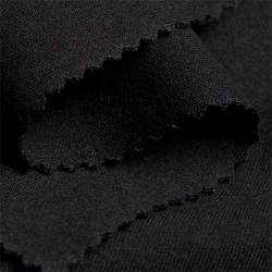 Interlock schwarz, Restst�ck 120 cm, Interlock-Jersey Stoff,...
