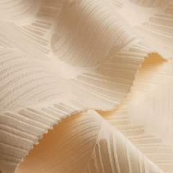 Jacaronda, Jacquard & Damast Stoff, natur-creme, Baumwolle, ...