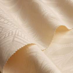 Jacera, Jacquard & Damast Stoff, natur-creme, Baumwolle, Fl�...