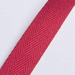 K�perband 14 dunkelrot, Baumwolle, 14 mm breites K�per- oder...