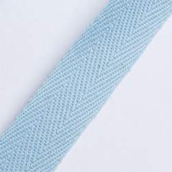 K�perband 14 hellblau, Baumwolle, 14 mm breites K�per- oder ...