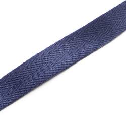 K�perband 14 marine, marineblau, Baumwolle, 14 mm breites K�...