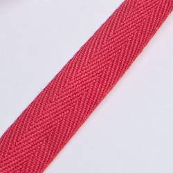 K�perband 14 rot, Baumwolle, 14 mm breites K�per- oder Nahtb...