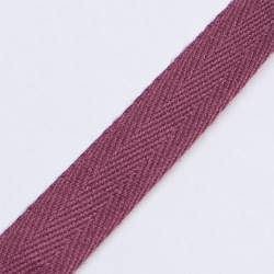 K�perband 14 weinrot, Baumwolle, 14 mm breites K�per- oder N...