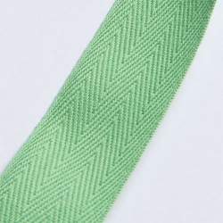 K�perband 25 apfelgr�n, hellgr�n, Baumwolle, 25 mm breites K...